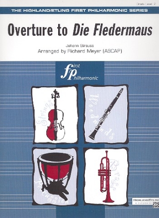 Ouvertre zu Die Fledermaus fr Orchester Partitur und Stimmen