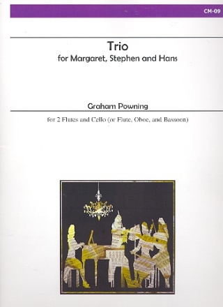 Trio for Margaret, Stephen and Hans for 2 flutes and cello (flute, oboe and bassoon) score and parts