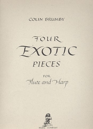 4 Exotic Pieces for flute and harp score and flute part