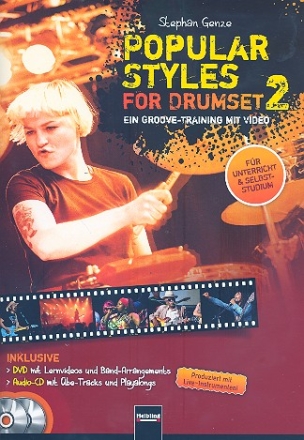 Popular Styles Band 2 (+DVD +CD): fr Schlagzeug