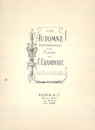 Automne op.35 pour piano