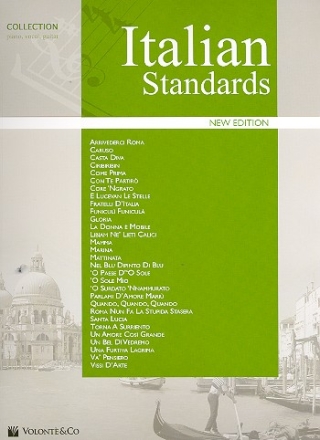 Italian Standards songbook piano/vocal/guitar revised edition 2014