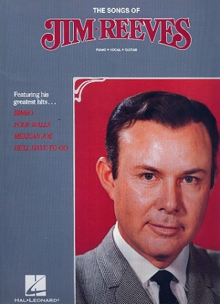 The Songs of Jim Reeves songbook piano/vocal/guitar