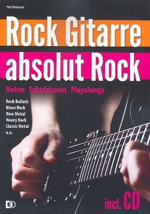 Rock Gitarre absolut Rock Noten, Tabulaturen, Playalongs