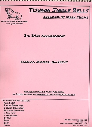 Tijuana Jingle Bells: for big band score and parts