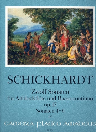 12 Sonaten op.17 Band 2 (Nr.4-6) fr Altblockflte und Bc