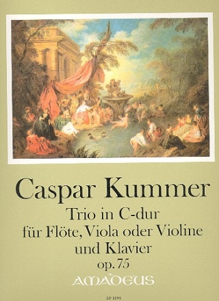 Trio C-Dur op.75 fr Flte, Viola (Violine) und Klavier Stimmen