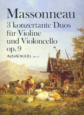 3 konzertante Duos op.9 fr Violine und Violoncello