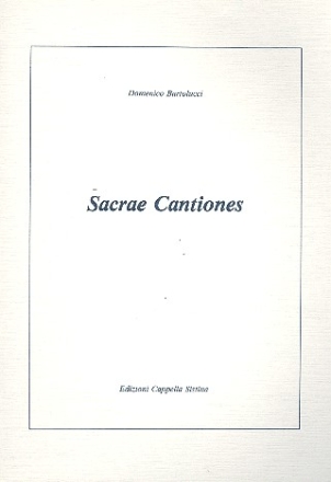 Sacrae cantiones  partitura