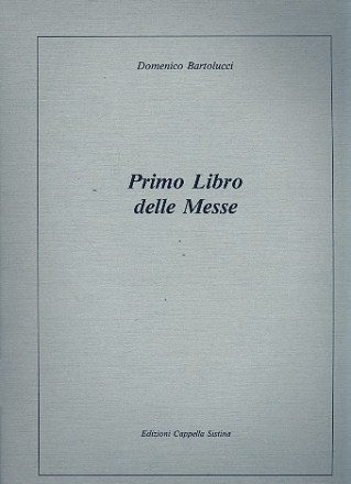 Primo libro delle messe  partitura