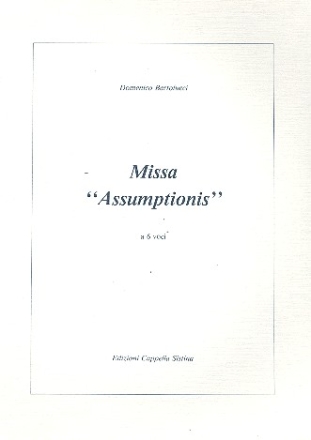 Missa assumptionis  partitura