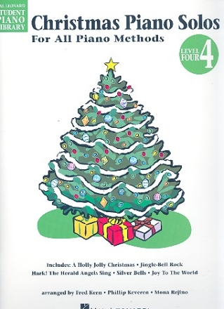 Christmas Piano Solos - Level 4 for piano (with lyrics)