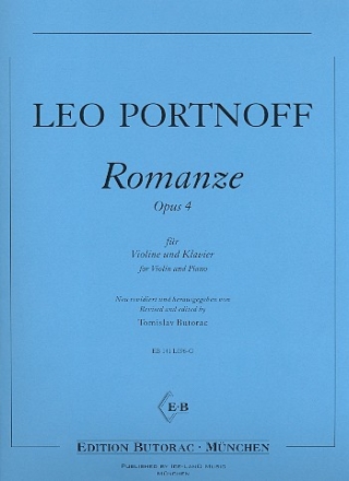 Romanze op.4 fr Violine und Klavier