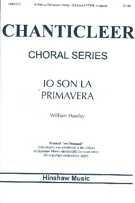 Io sono la primavera for mixed chorus (SSSAAATTBB)  a cappella score (it)