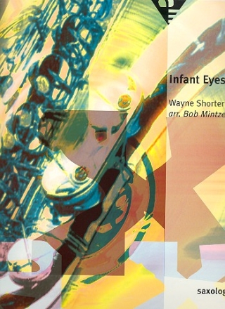 Infant Eyes for 5 saxophones and percussion group score and parts