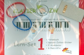 Klavierzwerge Set Band 1-3  (Band 1-3 +Stifte +2 Armbnder)