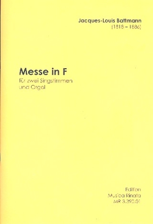 Messe F-Dur op.193 fr Soli, Frauenchor und Orgel Partitur