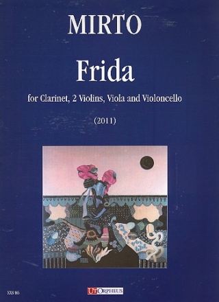 Frida for clarinet and string quartet score and parts