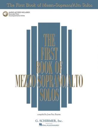 The first book of Mezzo Soprano/Alto Solos (+Online Audio) for mezzo-soprano/alto and piano