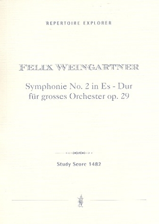 Sinfonie Es-Dur Nr.2 op.29 fr Orchester Studienpartitur