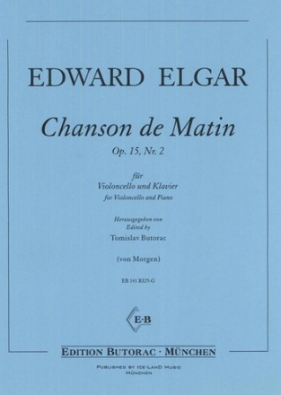 Chanson de matin op.15 Nr.2 fr Cello und Klavier