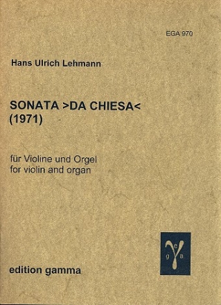 Sonata da chiesa fr Violine und Orgel
