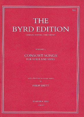 The Byrd Edition vol.15 Consort Songs for voice and viols