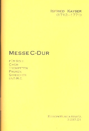 Messe C-Dur fr Soli, gem Chor und Orchester Partitur