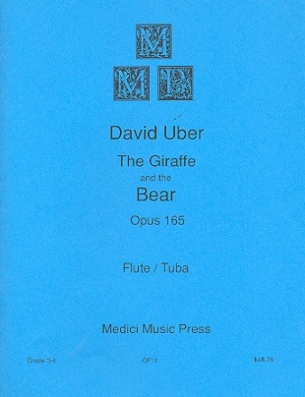 The Giraffe and the Bear op.165 for flute and tuba score and parts