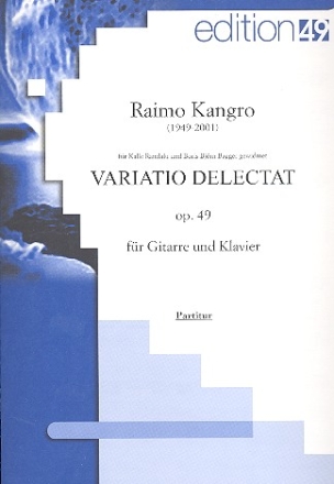 Variatio delectat op.49 fr Gitarre und Klavier