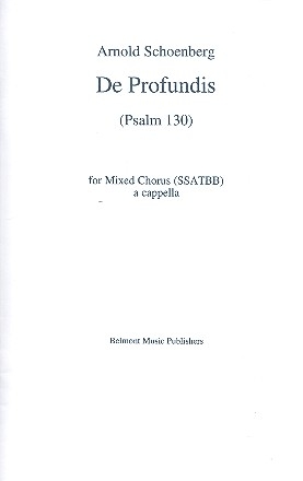 De Profundis for mixed chorus (SSATBB) a cappella score (en/hebr)