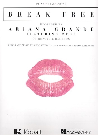 Break free for piano/vocal/guitar