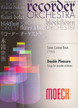 Double Pleasure fr Blockfltenorchester Partitur und Stimmen