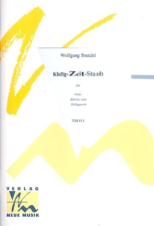 Klang - Zeit - Staub fr Flte, Klavier und Schlagwerk Partitur