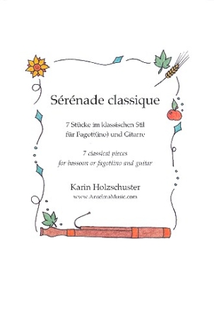 Srnade classique fr Fagott (Fagottino) und Gitarre Partitur und Stimme