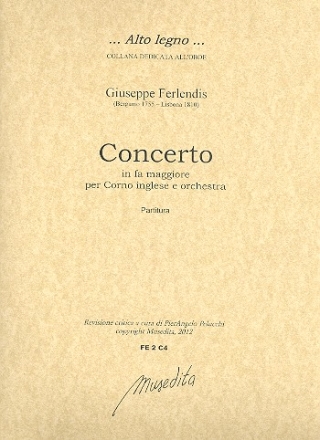 Concerto in fa maggiore per corno inglese e orchestra partitura