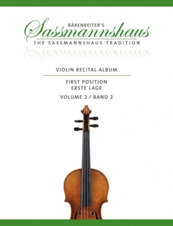 Sassmannshaus Violin Recital Album Band 2 fr 1-2 Violinen und Klavier Stimmen