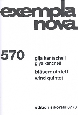 Quintett fr Flte, Oboe, Klarinette, Horn und Fagott Partitur und Stimmen