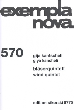 Quintett fr Flte, Oboe, Klarinette, Horn und Fagott Partitur und Stimmen