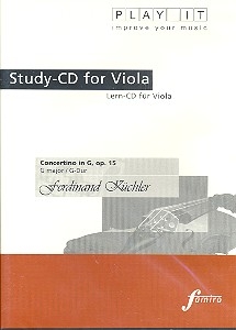 Concertino G-Dur op.15 fr Viola und Klavier Playalong-CD