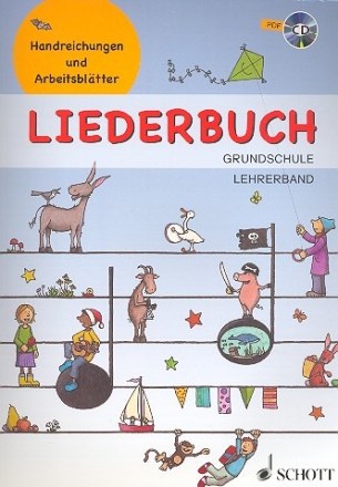 Liederbuch Grundschule - Lehrerband (+CD)-ROM Handreichungen und Arbeitsbltter Lehrerband - PDF-CD