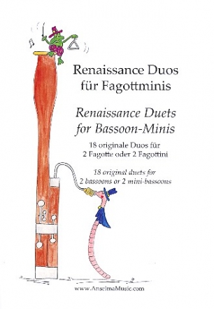 Renaissance Duos fr Fagottminis fr 2 Fagotte (Fagottini) Spielpartitur