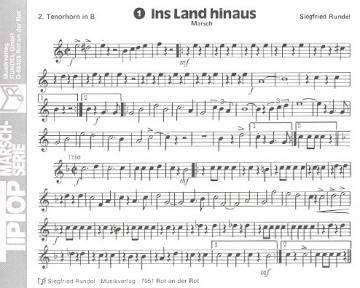 Tip Top Marsch Serie: fr Blasorchester Tenorhorn 2