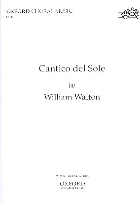 Cantico del sole for mixed chorus a cappella score