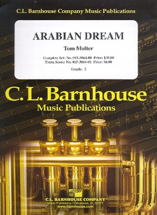 Arabian Dream for concert band score and parts