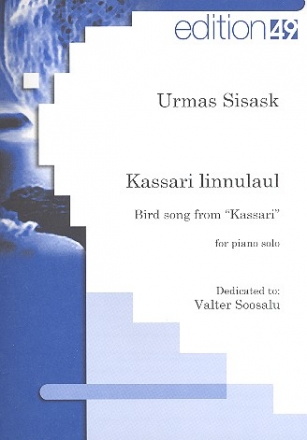 Kassari linnulaul for piano solo