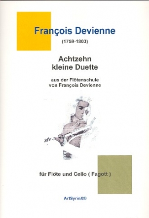 18 kleine Duette fr Flte und Violoncello (Fagott) Spielpartitur