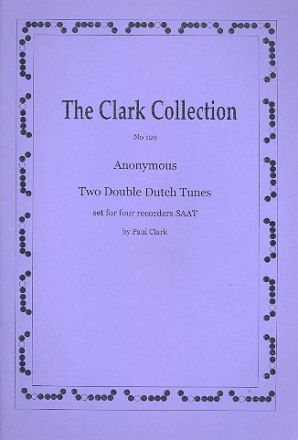 2 Double dutch Tunes for 4 recorders (SAAT) score and parts