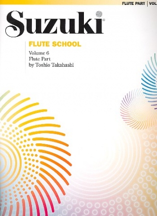 Suzuki Flute School vol.6 for flute and piano flute part