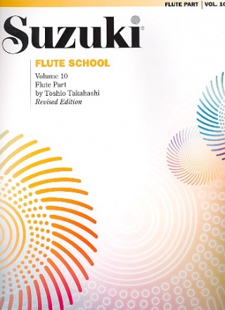 Suzuki Flute School vol.10 for flute and piano flute part (revised edition)